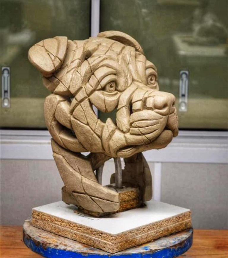 Romney Marsh Carpets Kent Wooden Dog Head